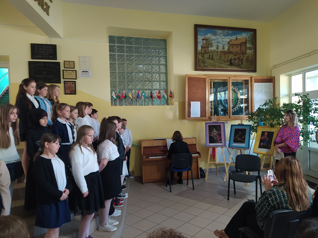 Goście z Erasmusa+ w ZS w Wohyniu