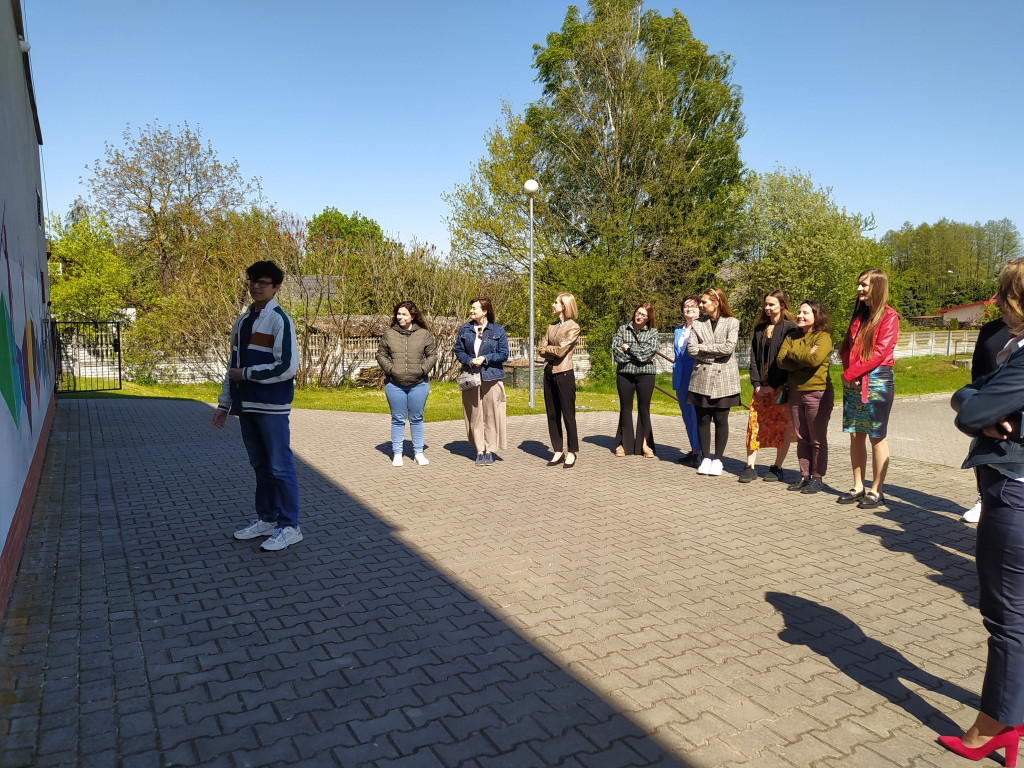 Goście z Erasmusa+ w ZS w Wohyniu