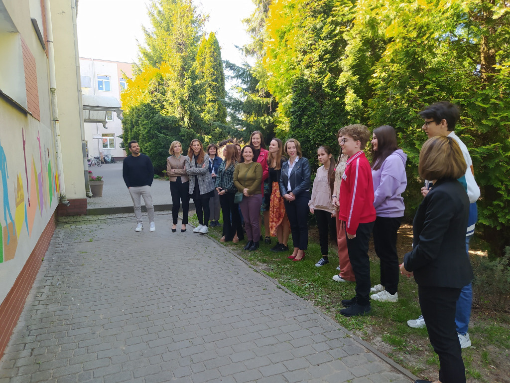 Goście z Erasmusa+ w ZS w Wohyniu