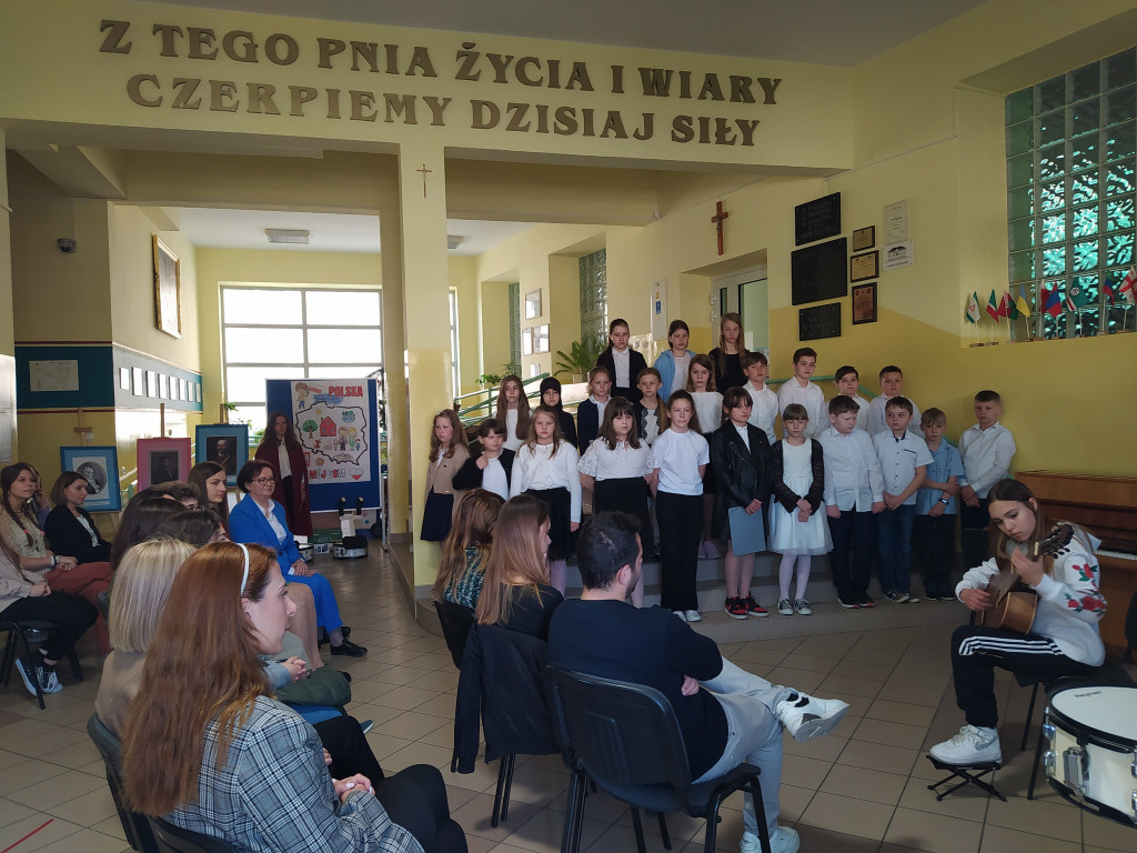 Goście z Erasmusa+ w ZS w Wohyniu