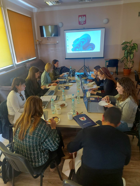 Goście z Erasmusa+ w ZS w Wohyniu