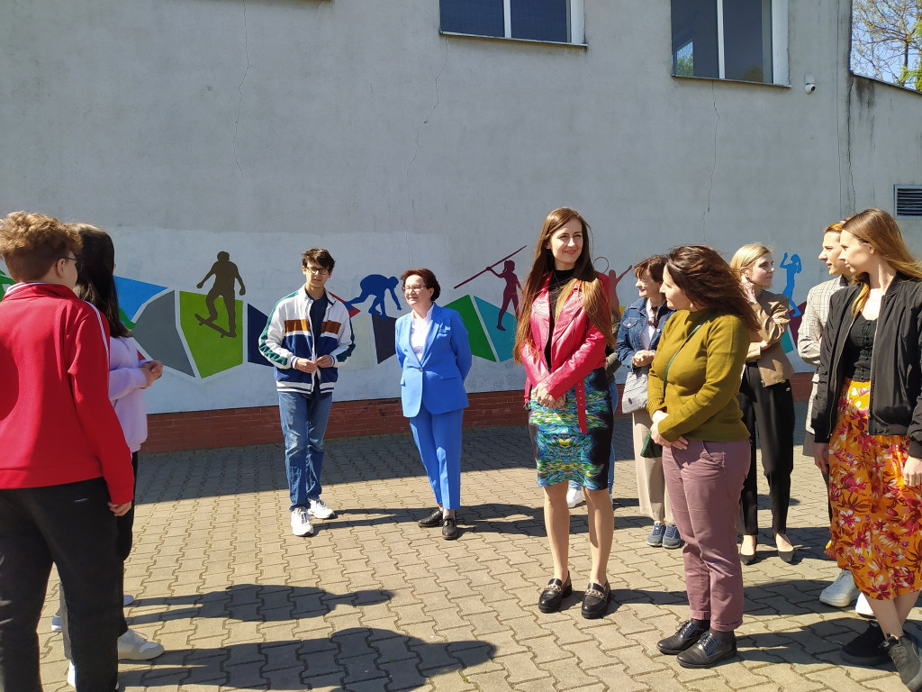 Goście z Erasmusa+ w ZS w Wohyniu