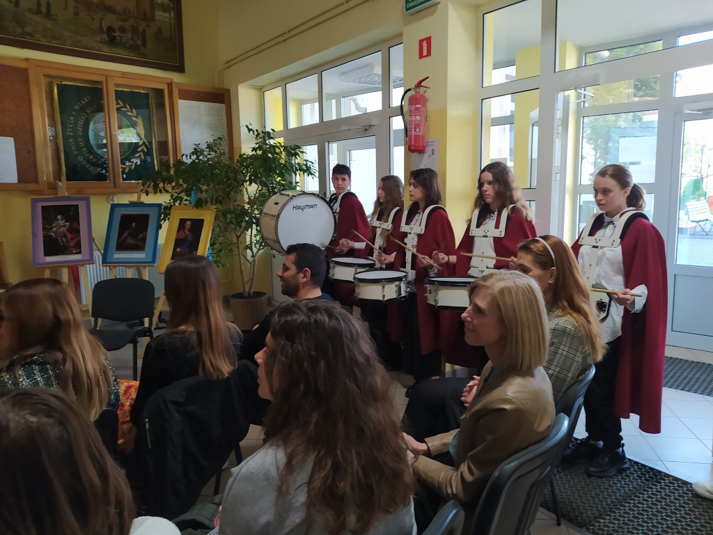 Goście z Erasmusa+ w ZS w Wohyniu