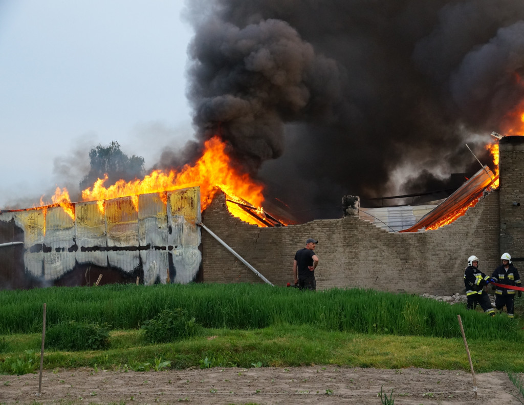 Pożar w Zabielu
