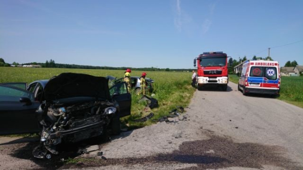 Wypadek w Kępkach