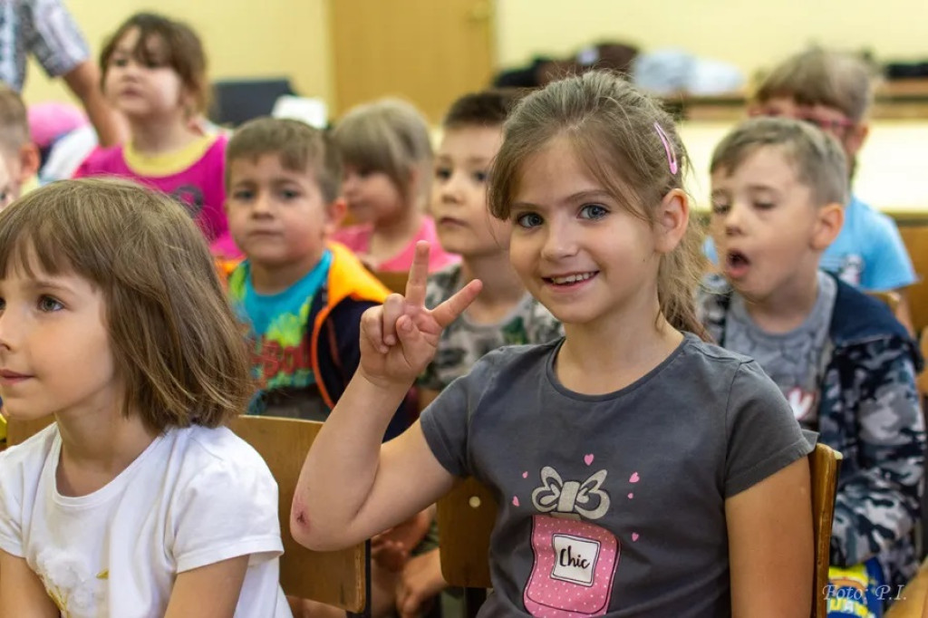 Pokaz chemiczny w I LO w Radzyniu