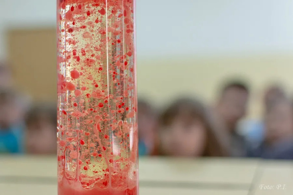 Pokaz chemiczny w I LO w Radzyniu