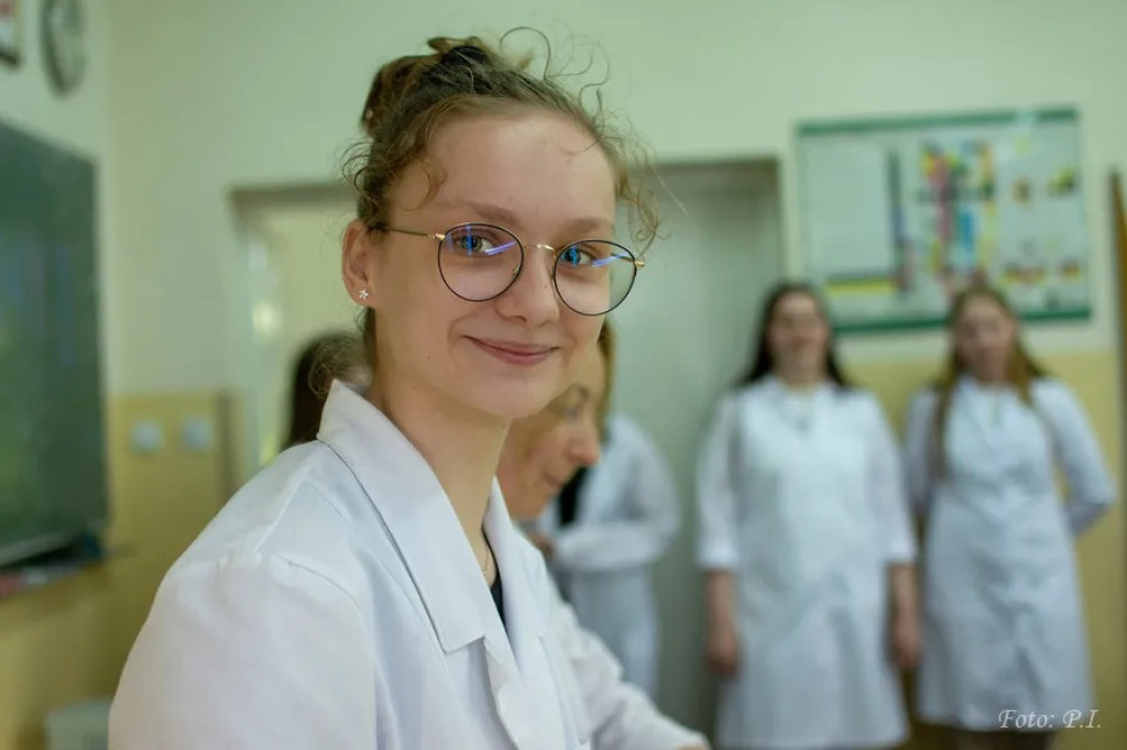 Pokaz chemiczny w I LO w Radzyniu