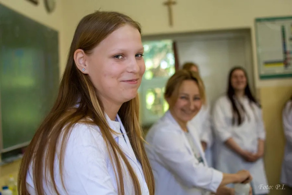 Pokaz chemiczny w I LO w Radzyniu