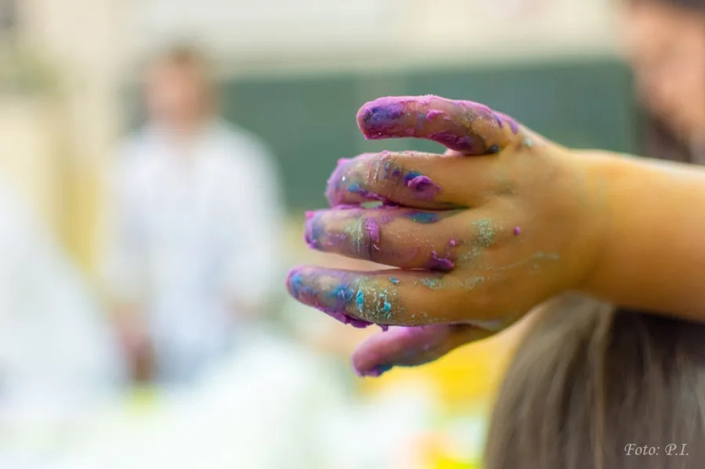 Pokaz chemiczny w I LO w Radzyniu