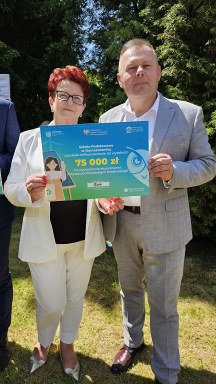 Wyróżnienie dla szkoły w Domaszewnicy