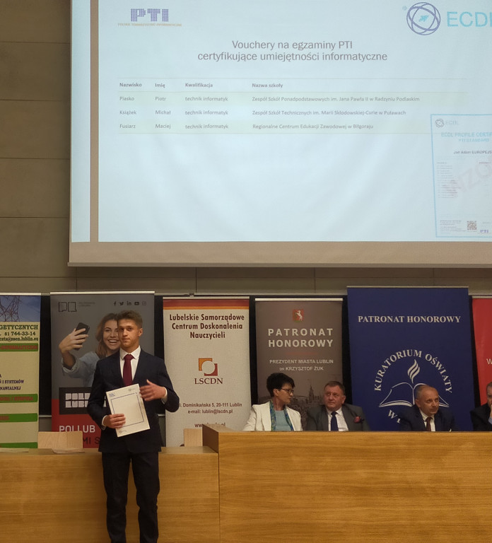 Sukcesy ZSP na olimpiadzie 