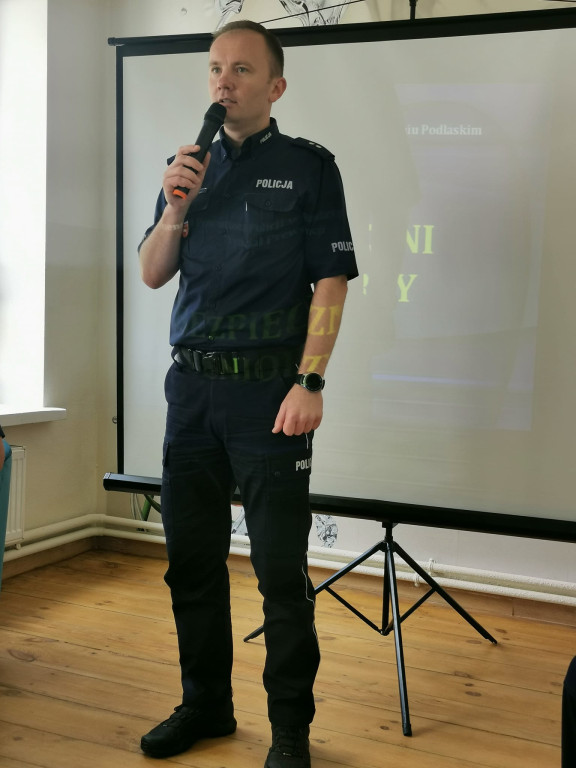 Spotkanie seniorów z policjantami w Ulanie