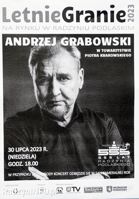 Koncert Andrzeja Grabowskiego w Radzyniu