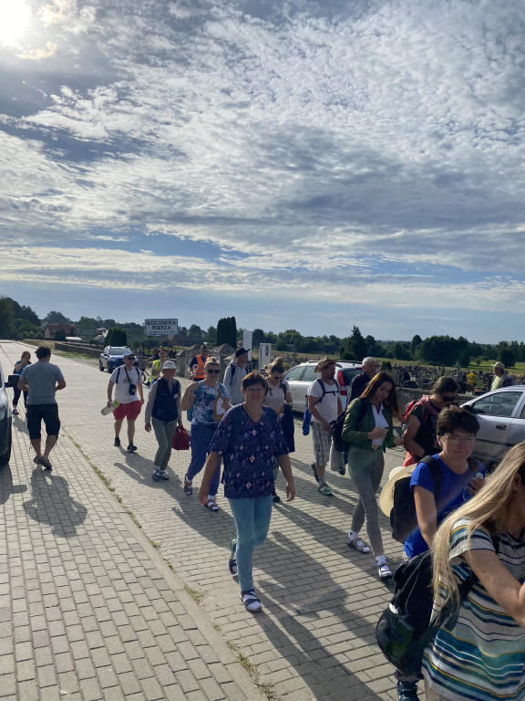 Piesza pielgrzymka na Jasną Górę - dzień drugi