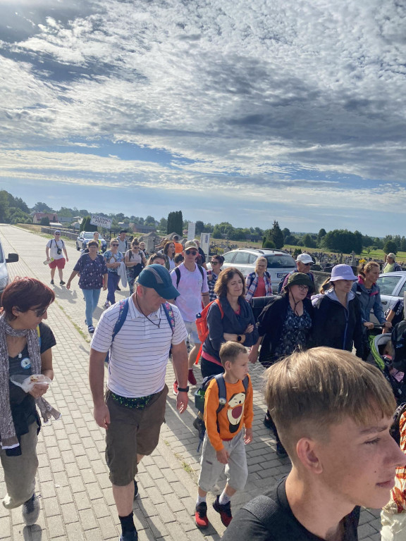 Piesza pielgrzymka na Jasną Górę - dzień drugi