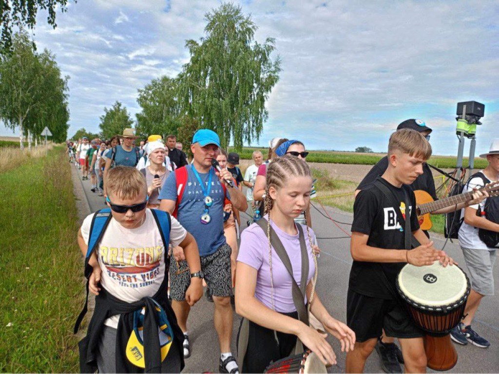 Piesza pielgrzymka na Jasną Górę - dzień drugi