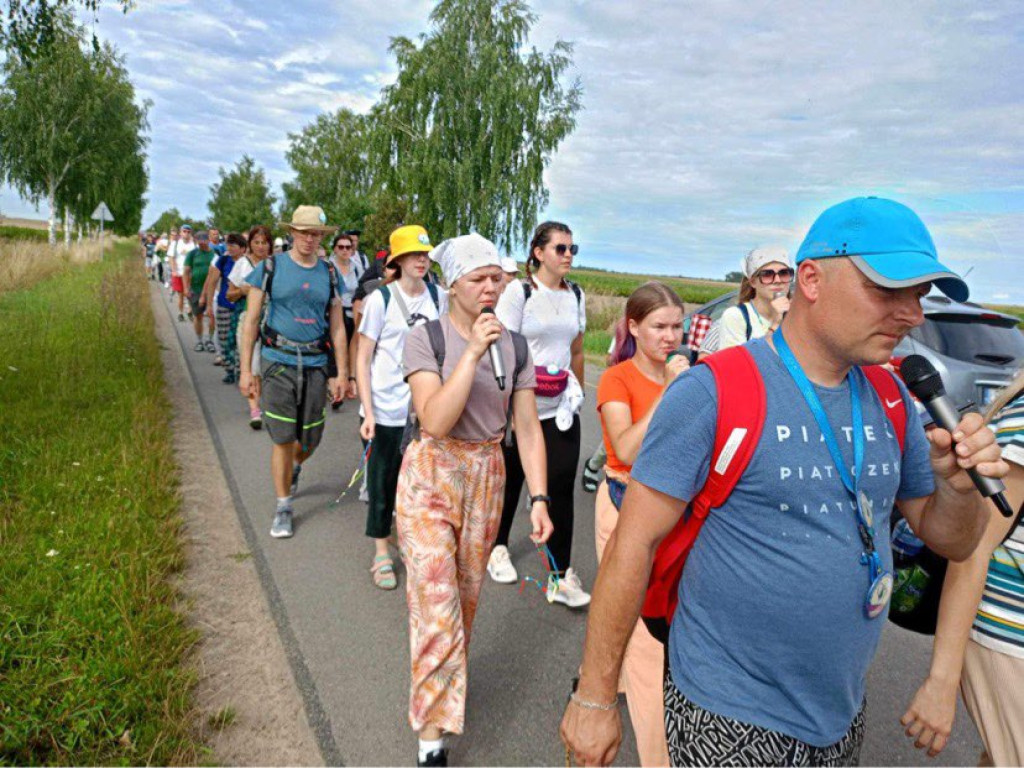 Piesza pielgrzymka na Jasną Górę - dzień drugi