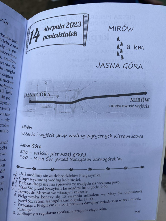 Pielgrzymi na Jasnej Górze