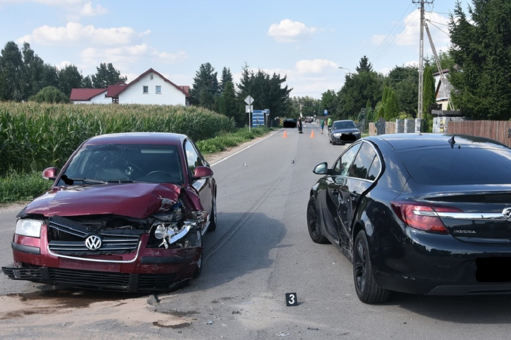 Wypadek w Paszkach Dużych