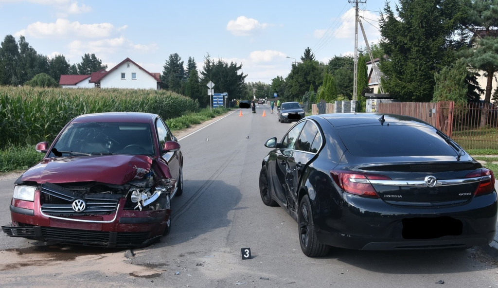 Wypadek w Paszkach Dużych