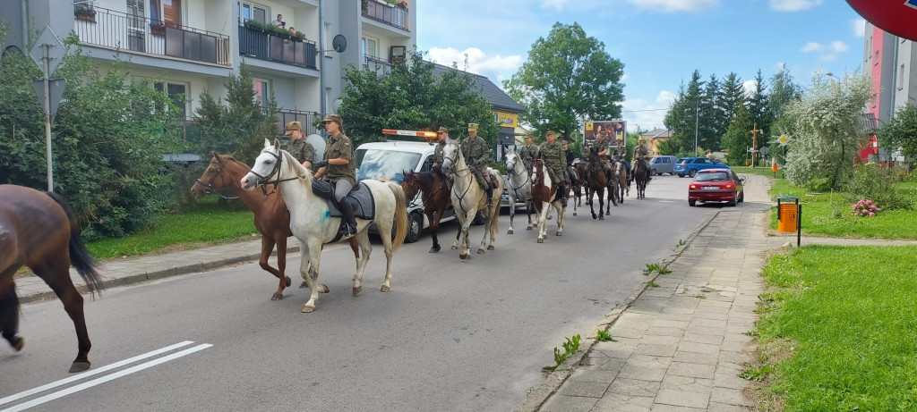 Konni pielgrzymi w Wohyniu