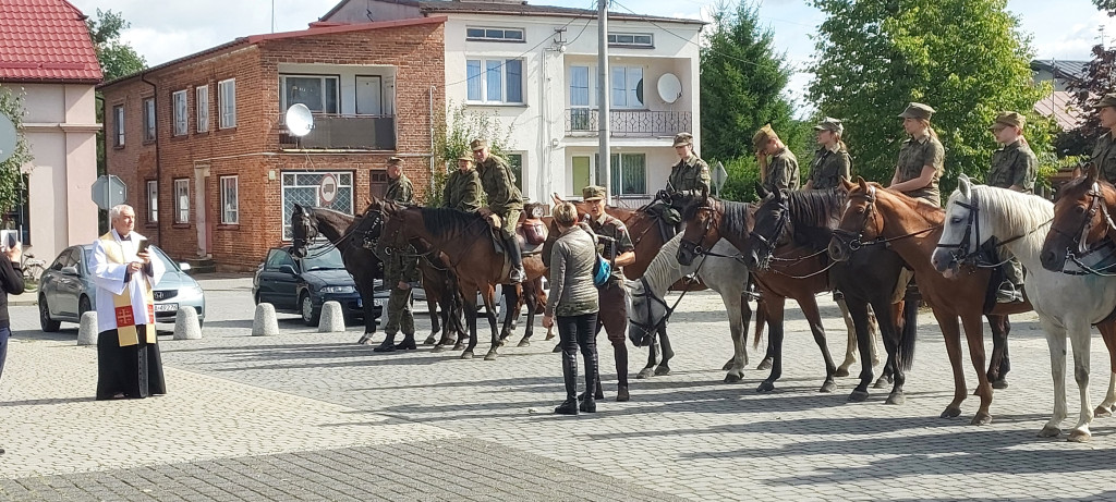 Konni pielgrzymi w Wohyniu