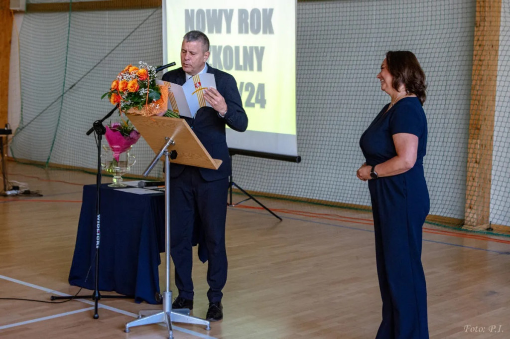 Rozpoczęcie roku szkolnego w I LO w Radzyniu
