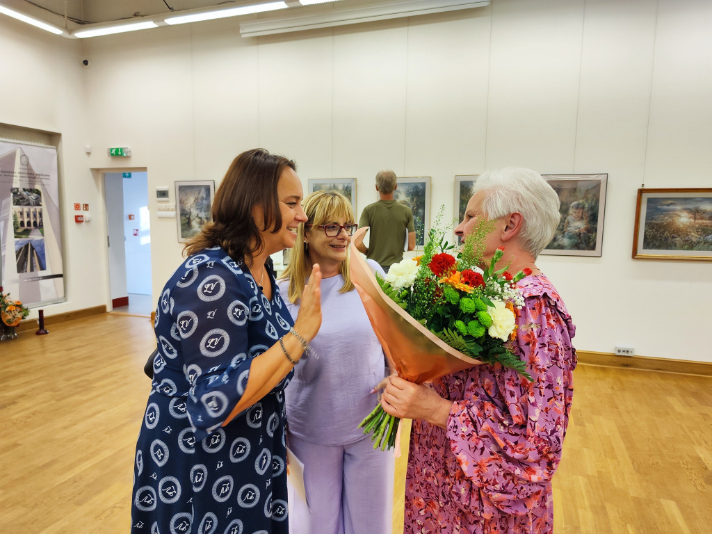 Wystawa obrazów Urszuli Pietras w WBP w Lublinie
