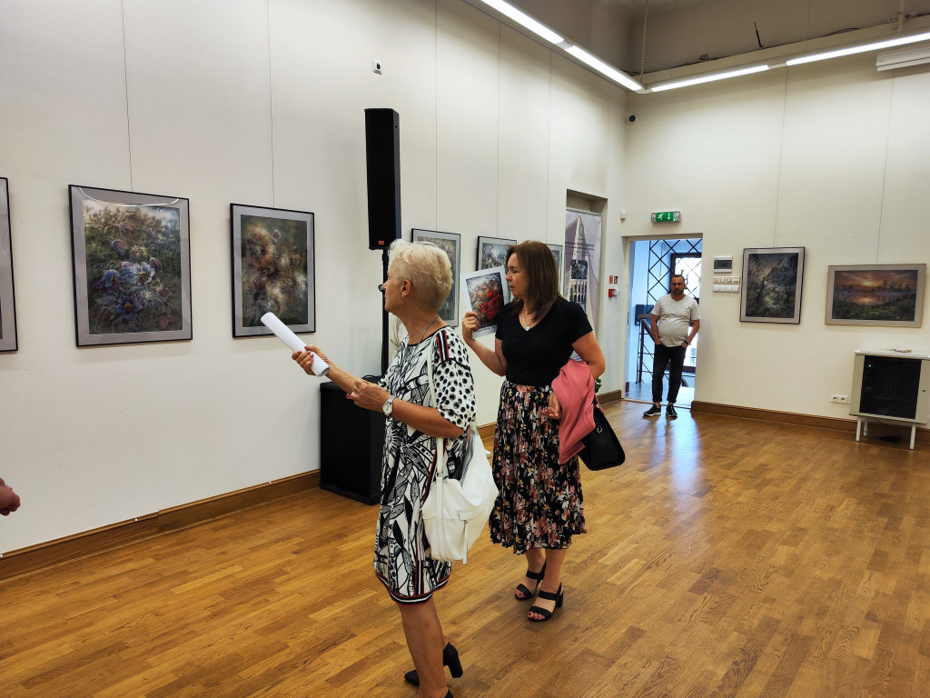 Wystawa obrazów Urszuli Pietras w WBP w Lublinie