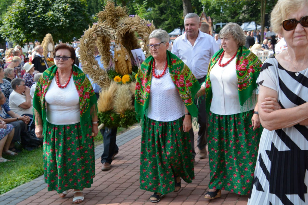 Delegacja gminy Radzyń na dożynkach diecezjalnych