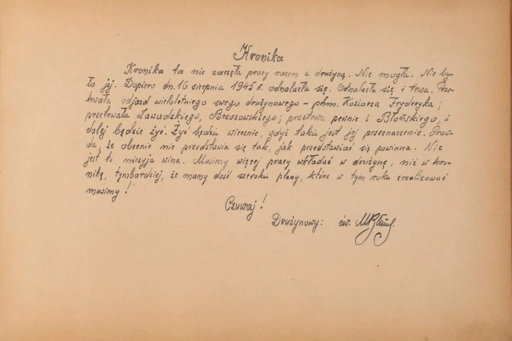 Harcerki z I LO na konferencji 