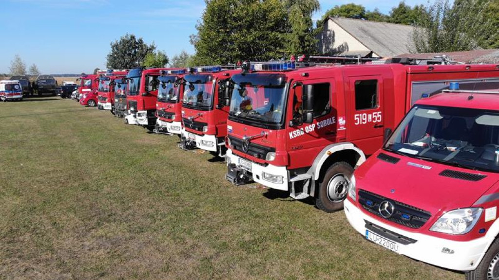 Ćwiczenia służb mundurowych w Żeliźnie i Witorożu