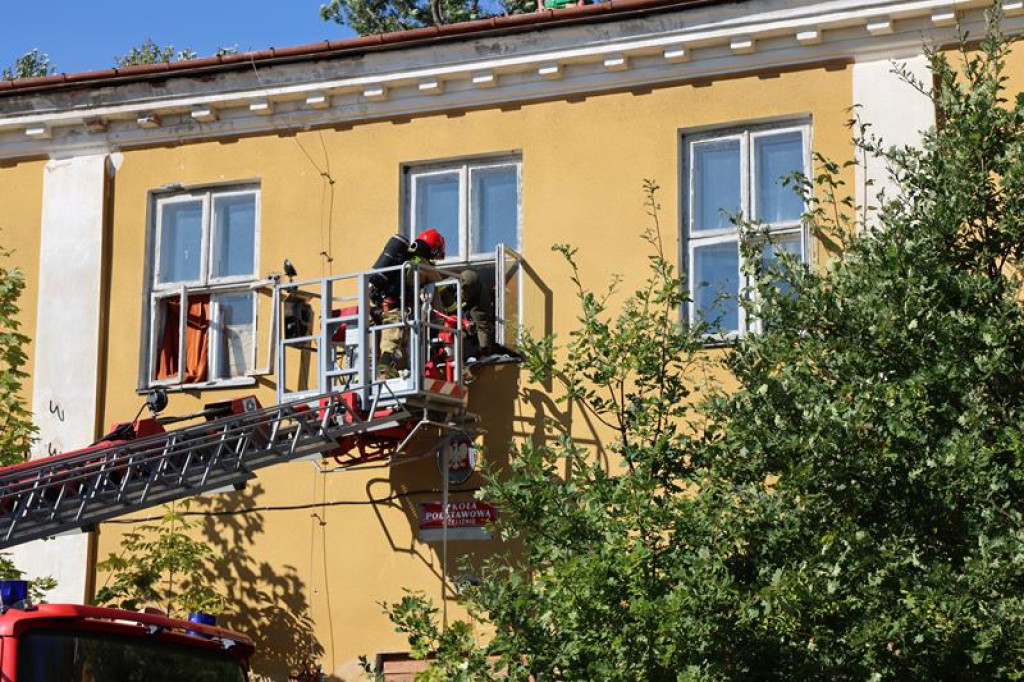 Ćwiczenia służb mundurowych w Żeliźnie i Witorożu