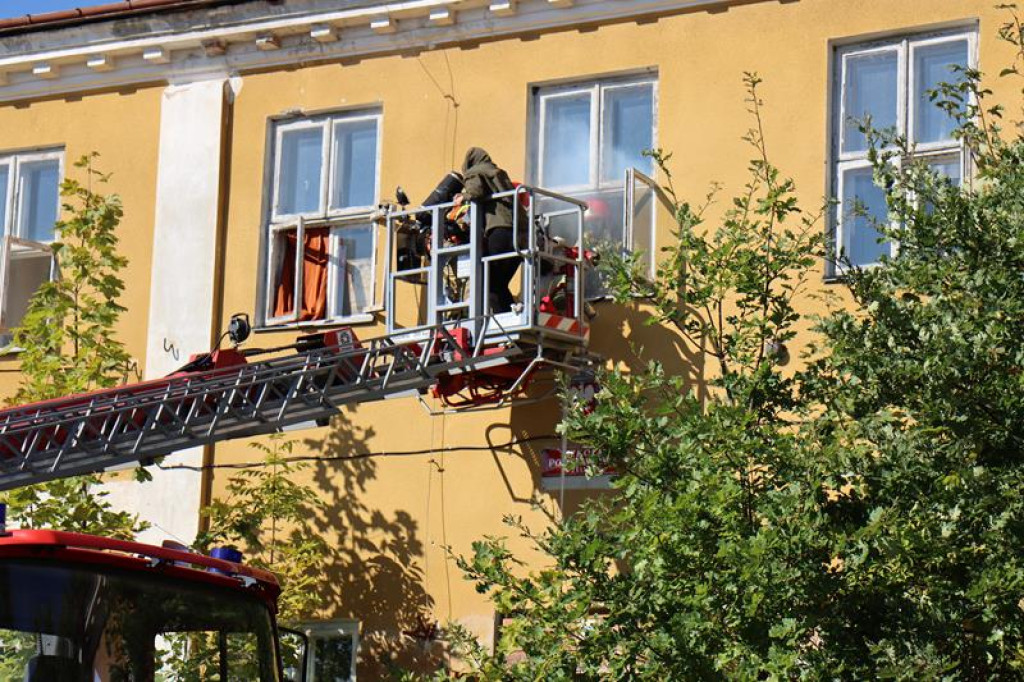 Ćwiczenia służb mundurowych w Żeliźnie i Witorożu