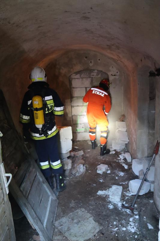 Ćwiczenia służb mundurowych w Żeliźnie i Witorożu