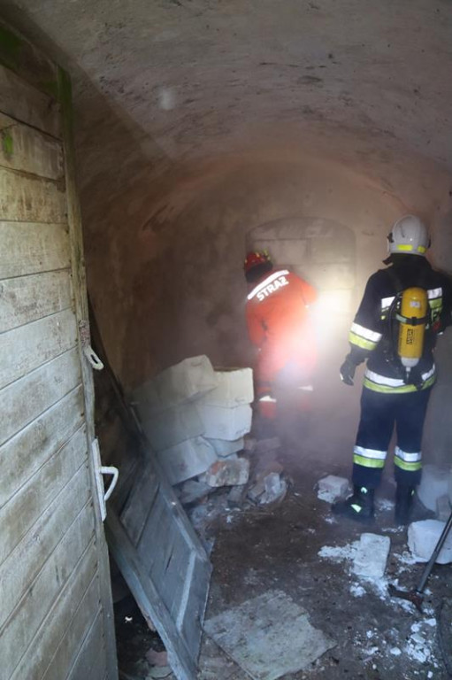 Ćwiczenia służb mundurowych w Żeliźnie i Witorożu