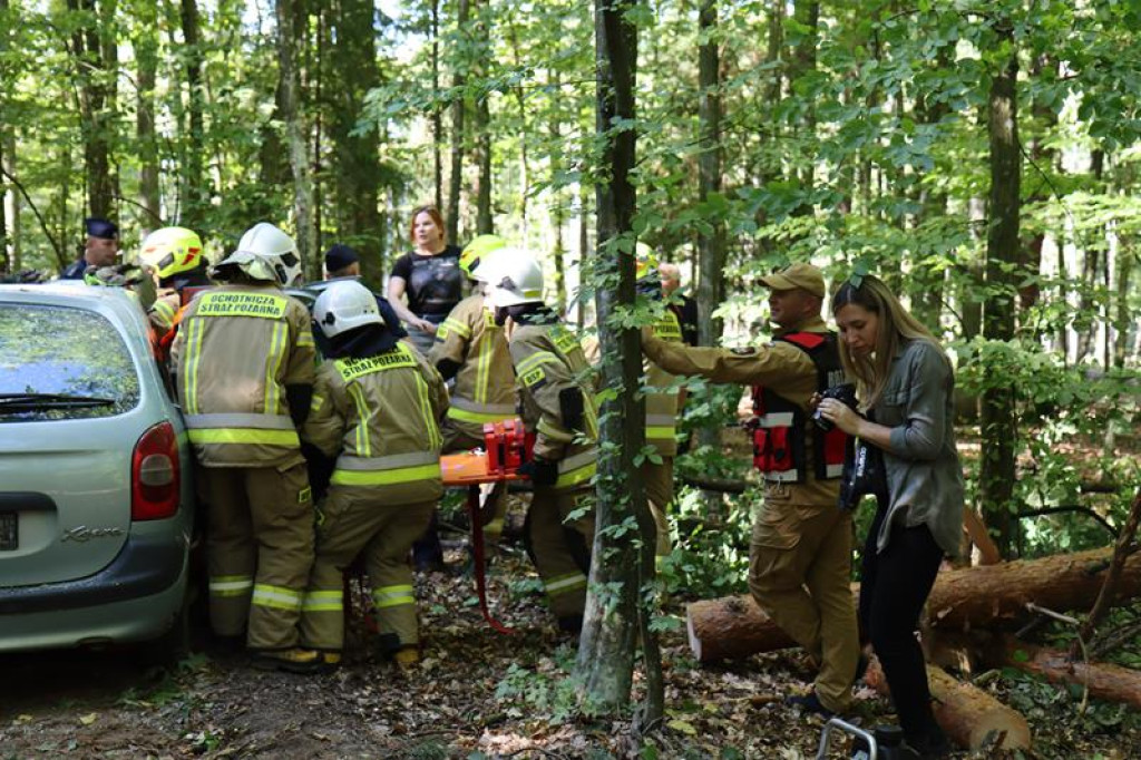 Ćwiczenia służb mundurowych w Żeliźnie i Witorożu
