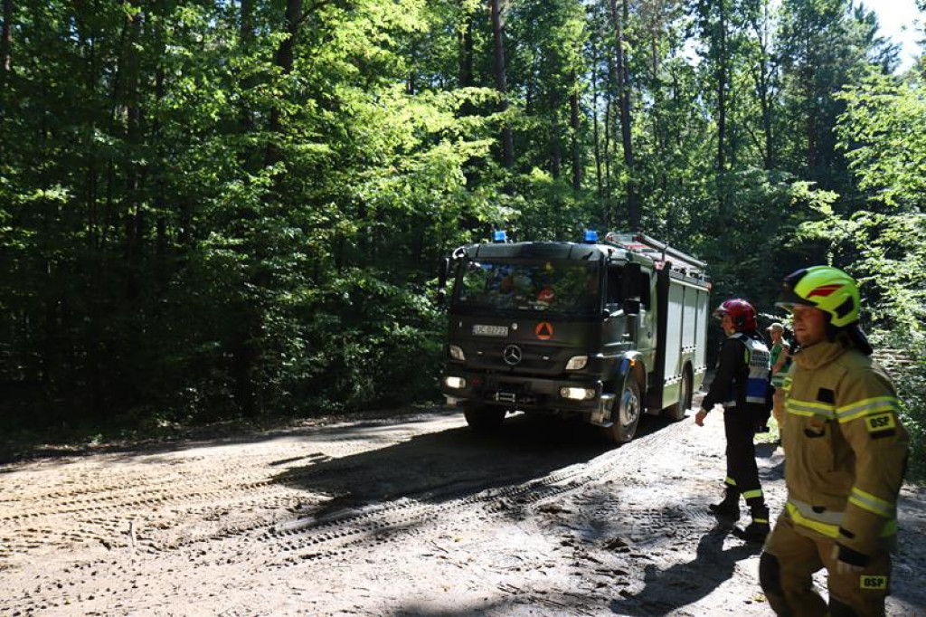 Ćwiczenia służb mundurowych w Żeliźnie i Witorożu