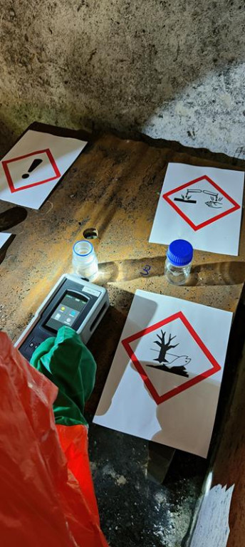 Ćwiczenia służb mundurowych w Żeliźnie i Witorożu