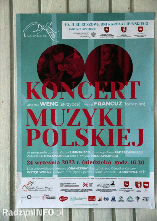 Dni Karola Lipińskiego: Koncert Muzyki Polskiej