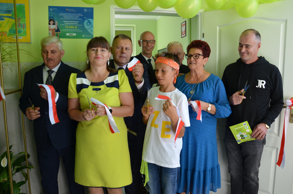 Otwarcie pracowni w szkole w Domaszewnicy