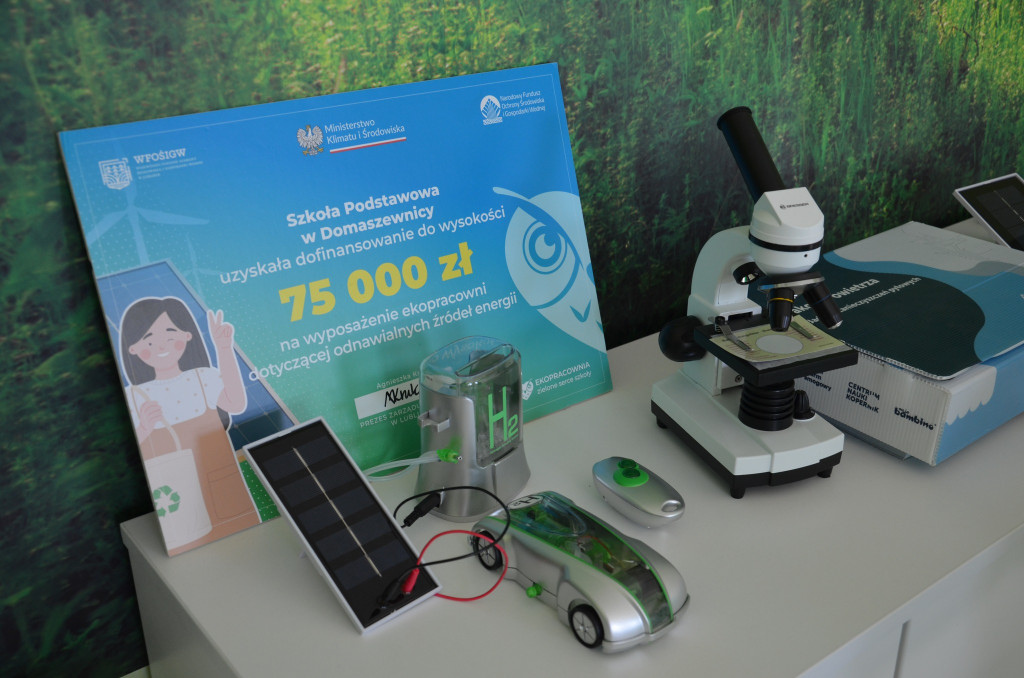 Otwarcie pracowni w szkole w Domaszewnicy