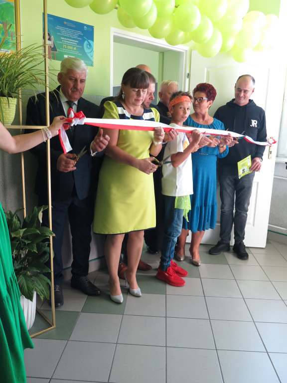 Otwarcie pracowni w szkole w Domaszewnicy