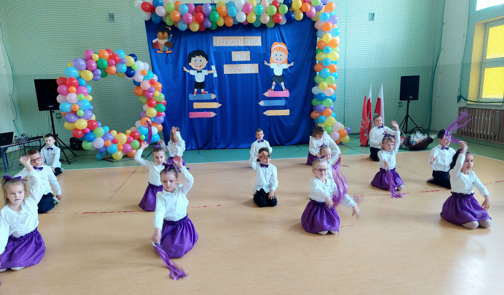 Uroczyste pasowanie na ucznia w SP w Domaszewnicy