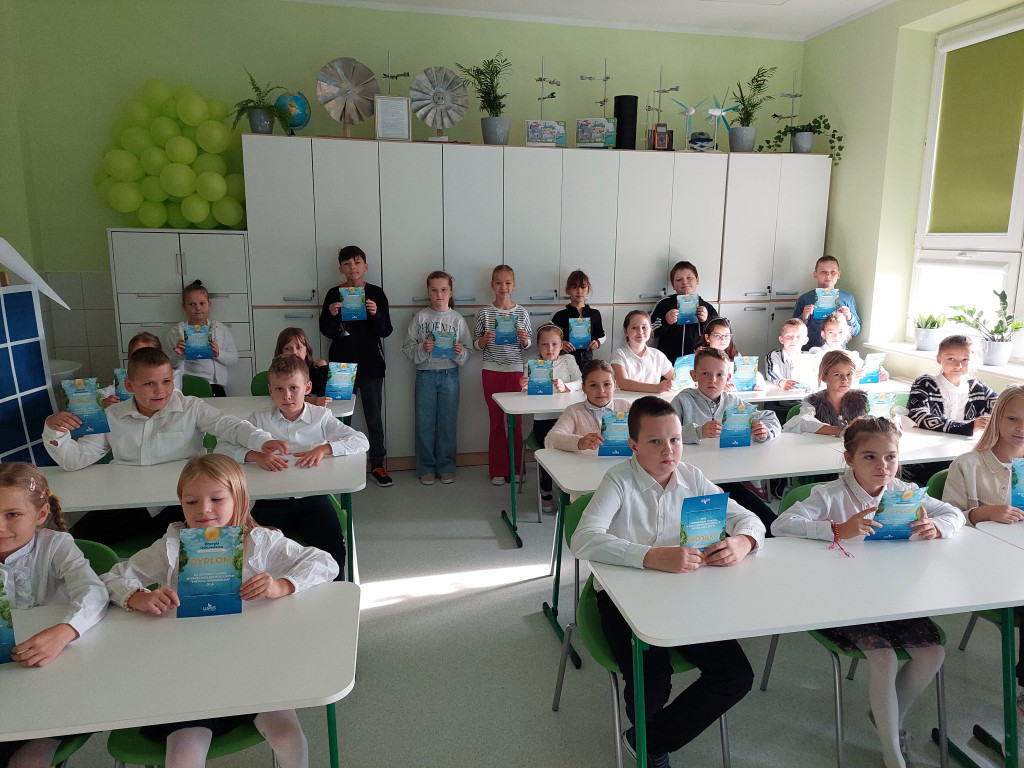 Warsztaty o OŹE w szkole w Domaszewnicy