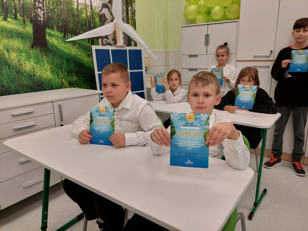 Warsztaty o OŹE w szkole w Domaszewnicy