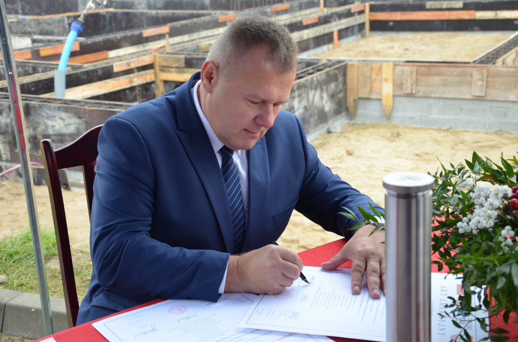 Wmurowania kamienia węgielnego w Ulanie