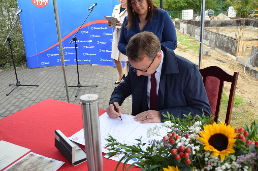 Wmurowania kamienia węgielnego w Ulanie