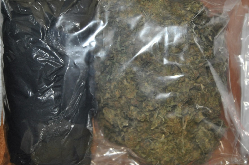 Marihuana zabezpieczona przez policję